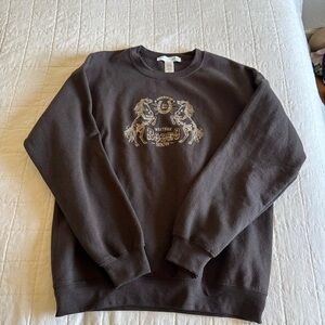Altar’d State Brown Rodeo Graphic Crewneck Sweatshirt